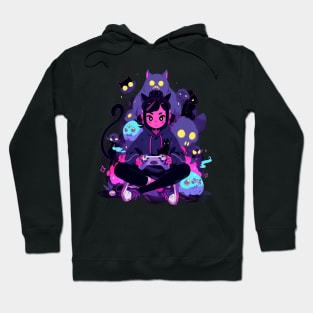 Gaming with cats Hoodie